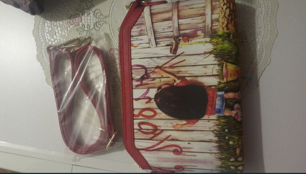 Сумка кожаная. Бренд ANNA WOLF