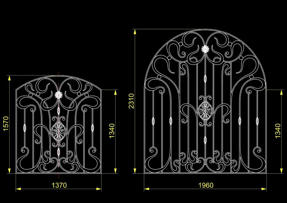 изготовление решеток и перил навесов