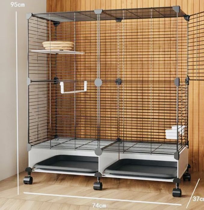 Огромная клетка для 2-6 попугаев