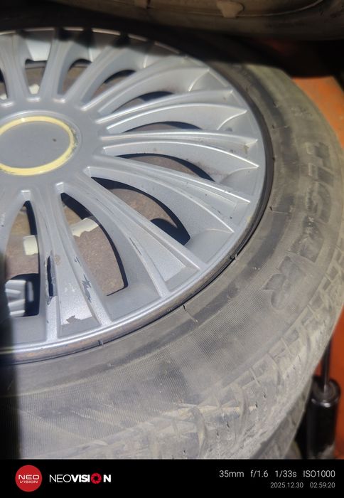 Roti de iarna 205x55r16 cu jante de oțel 4x108