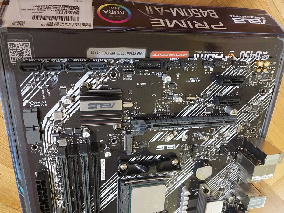 AMD Ryzen 7 3700X + Asus Prime B450M-A II