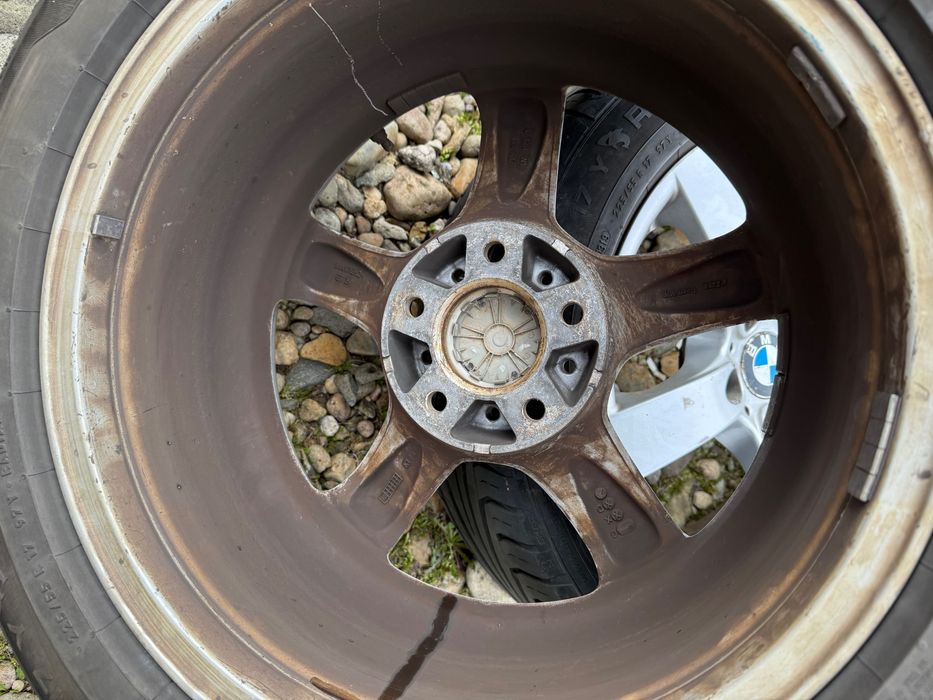 Jante aliaj originale BMW 5x120 R17 anvelope vara