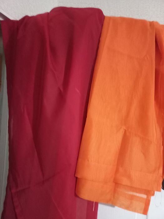 Шторы  и тюль разные