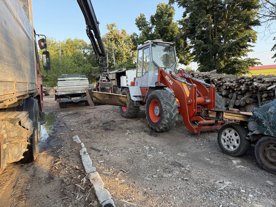 Volvo fl10 самосвал и кран