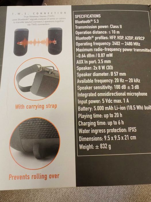 Преносима музикална колонка"SPEAKER" RS-200