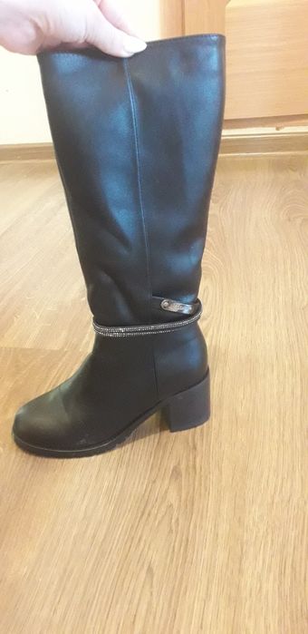 Сапоги натуральная кожа