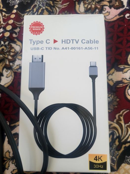 Kabel sotiladi type - c ga hdmi
