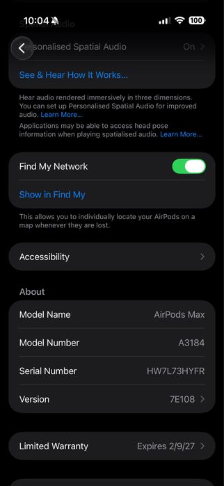 Apple Airpods Max Type C A3184