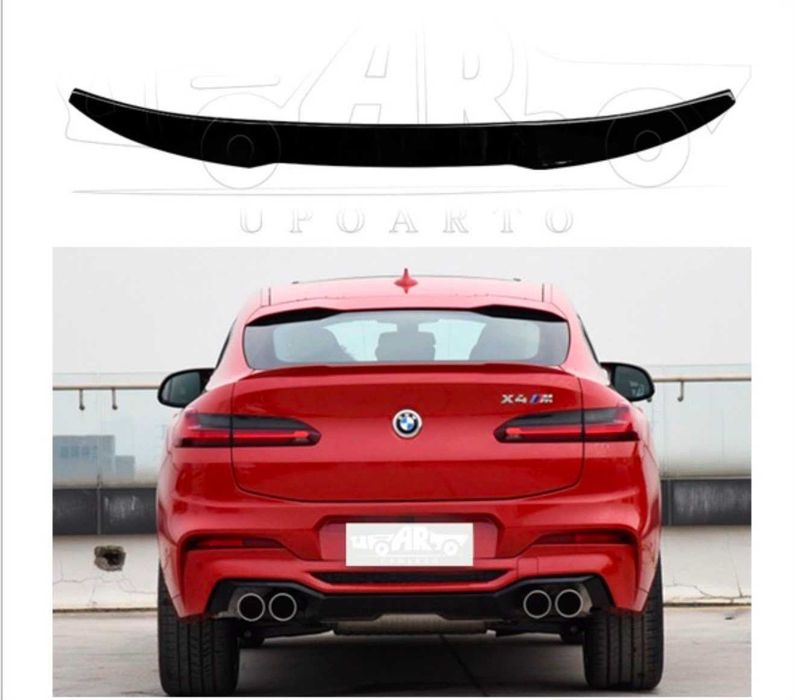 Eleron Portbagaj BMW X4 G02 2018+ Lip Codita Portbagaj, Negru Lucios