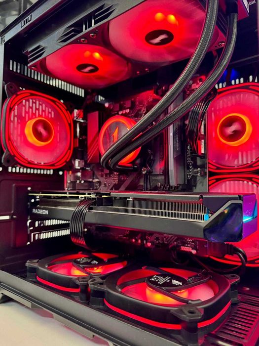 PC Gaming Ryzen 5 8400f RX 9060XT 8GB/16GB DDR5/AIO/Tva, Garantie 3ani