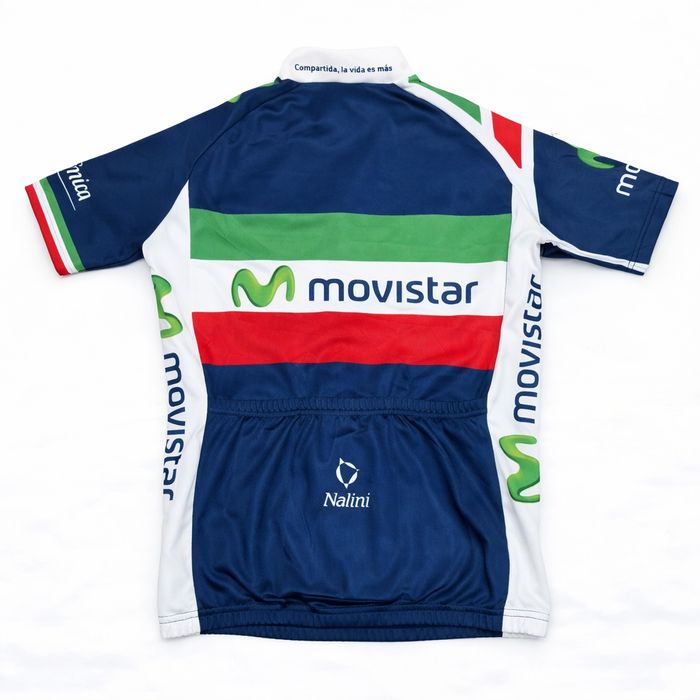 Tricou impecabil ciclism Nalini Movistar Italia