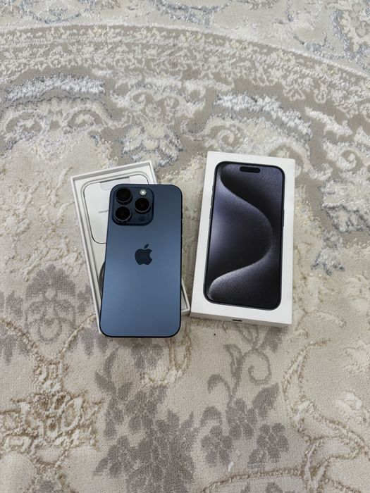 Айфон 15 Про 256 ГБ iPhone 15 Pro 81 % АКБ с коробкой ВСЕ РАБОТАЕТ