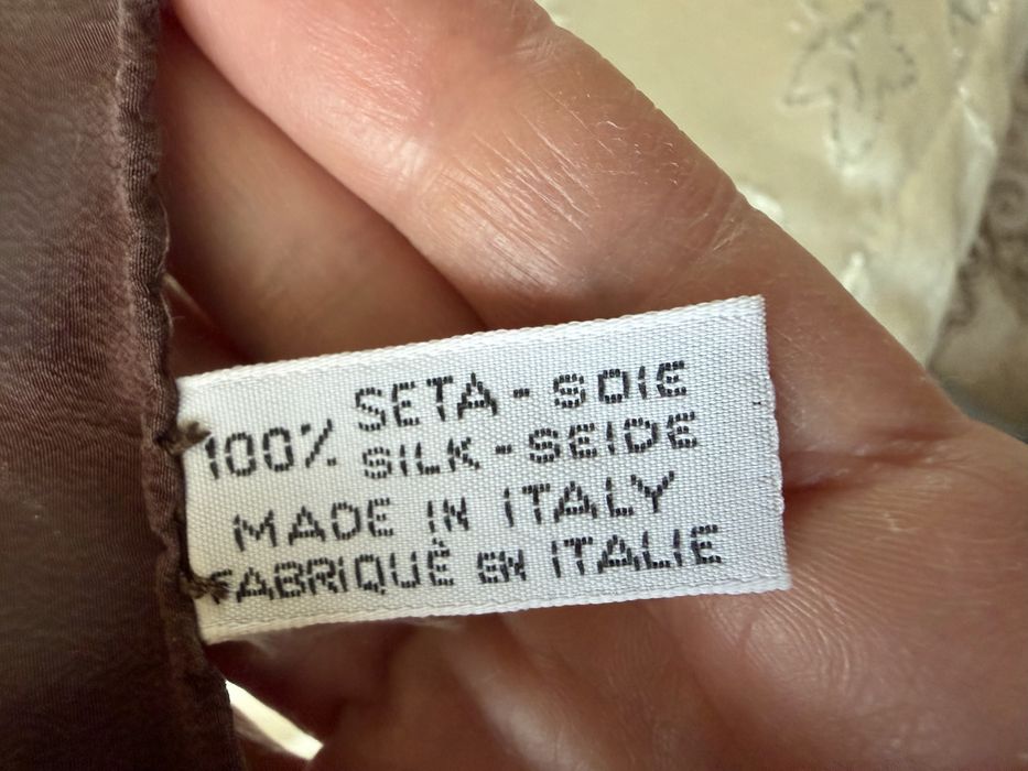 Eșarfă mare 100% Mătase Naturală Maurice Lacroix – Made in Italy (132x132 cm)