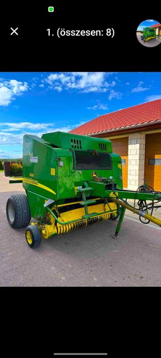 Presa John Deere Rotocut 578 pe plasa Pickup 2 m an 2014 Welger Claas