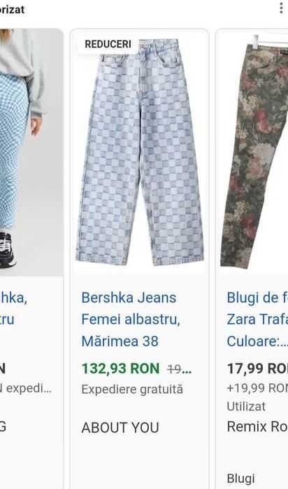 Blugi moderni carouri dama