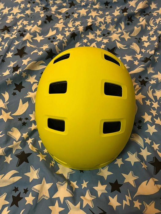 Casca role/skateboard/trotineta, marimea 55-59 cm, verde lime, NOUA