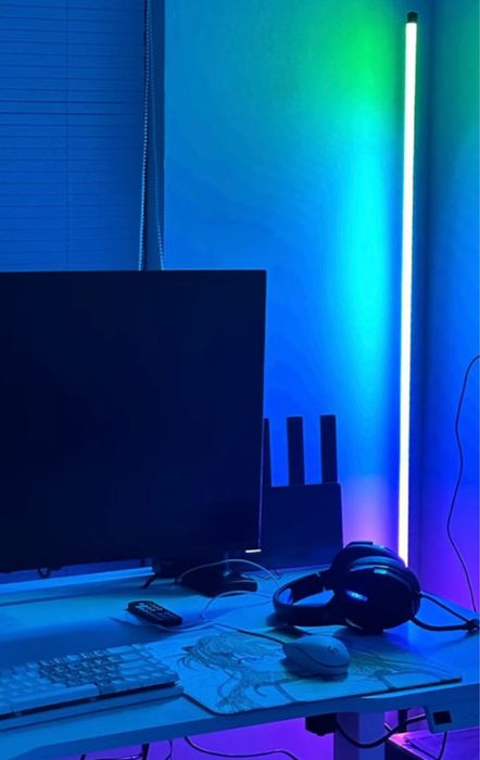 Lampadar RGB Smart RGBICW LED, set 2 buc
