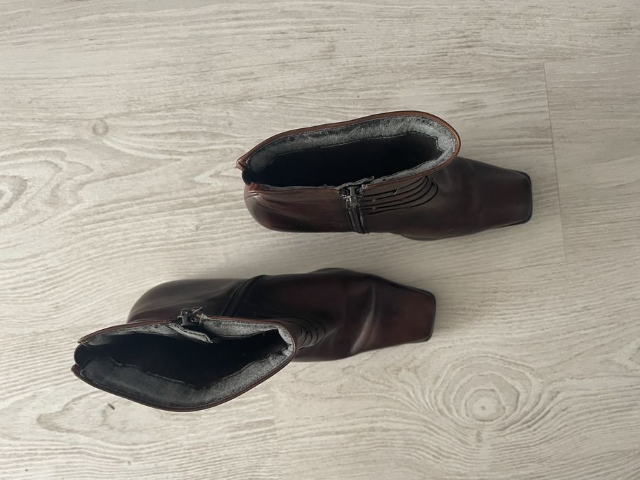 Естествена кожа боти 38Н