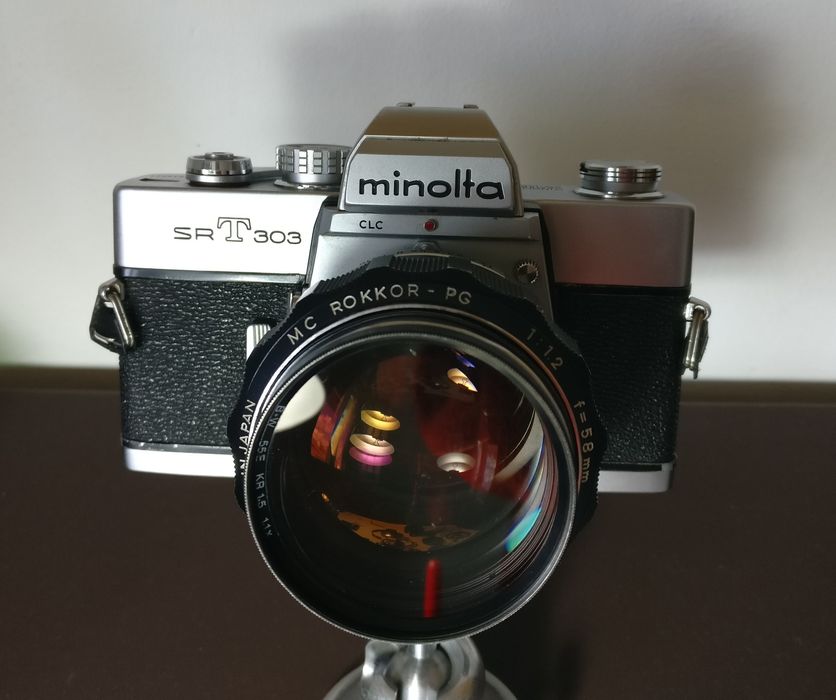 Minolta SRT303+Rokkor 58mm/1.2