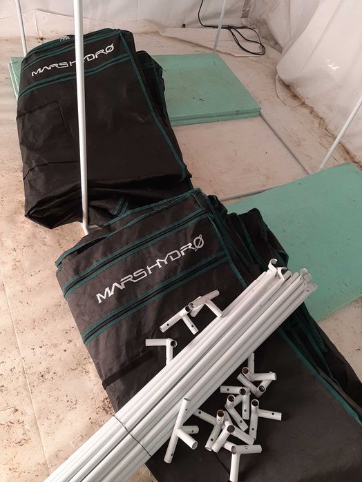 MARS HYDRO 240x120x200cm и TOMAX 60x120x180cm growbox grow tent