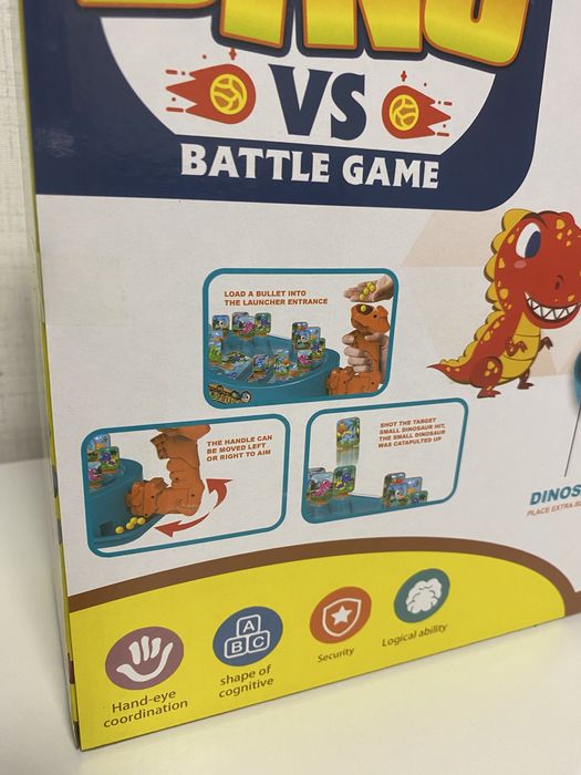 Битка Динозаври, събори мишените, топчета, игра за двама