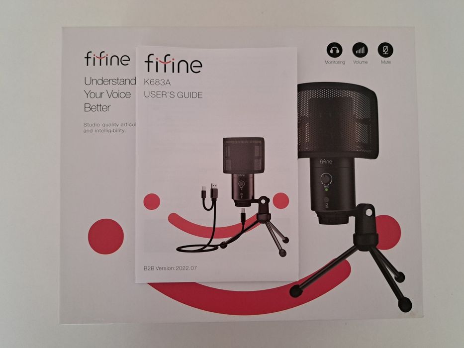 Микрофон Fifine K683A черный