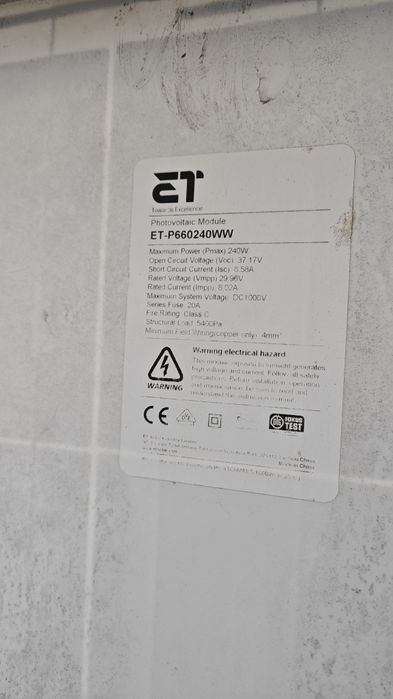 Vand 15 panouri fotovoltaice