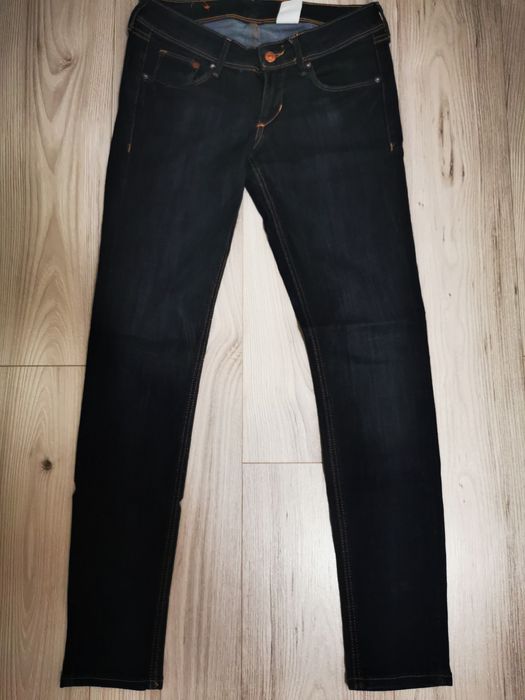 Blugi H&M super skinny super low waist