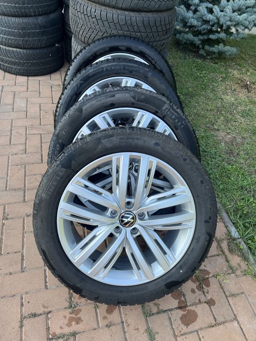 Jante 5x112 R19 VW Tiguan/Passat/Audi/Skoda Anvelope 235/50/19 Hankook 2024,Senzori presiune roti inclusi