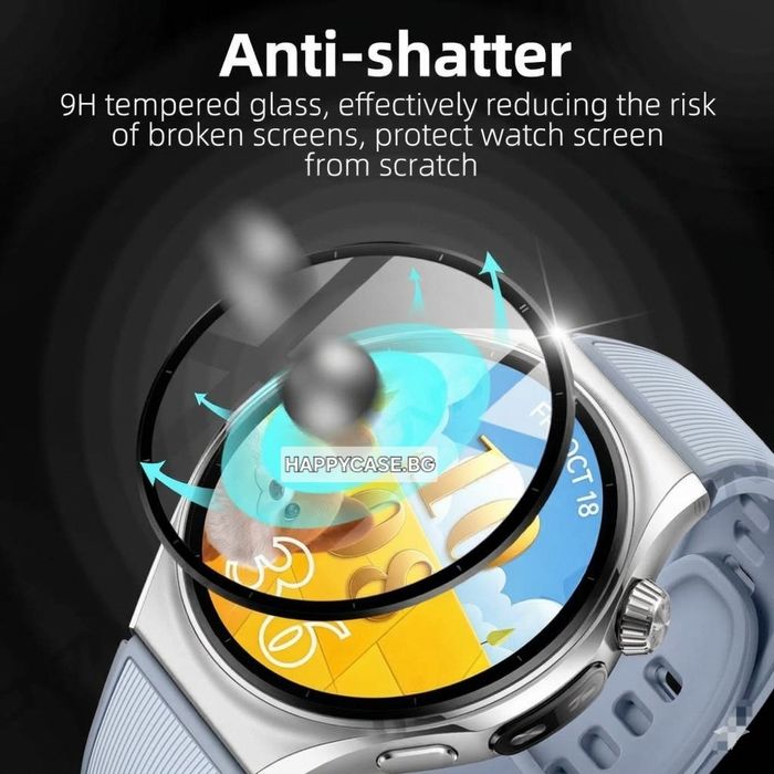 Huawei Watch 6 Pro 46 43 mm / Watch 6 46 42 mm / 5D Извит протектор за цял екран