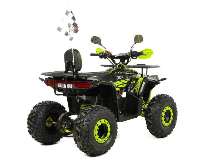 Atv copii XTR 018/8 Pro Discovery, roti 8 inch, 125cc, 4t, negru/verde