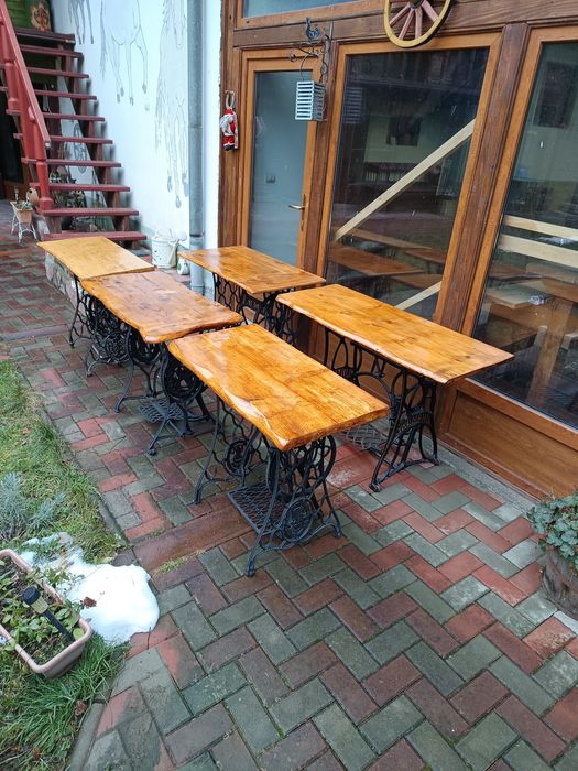 Masa bistro , cafenea din mașini de cusut