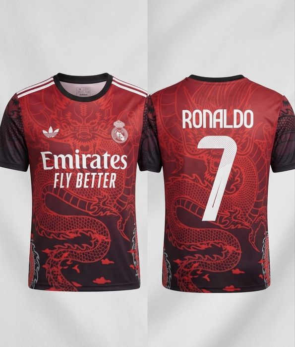 Чисто нови футболни тениски Real Madrid – Dragon Editions