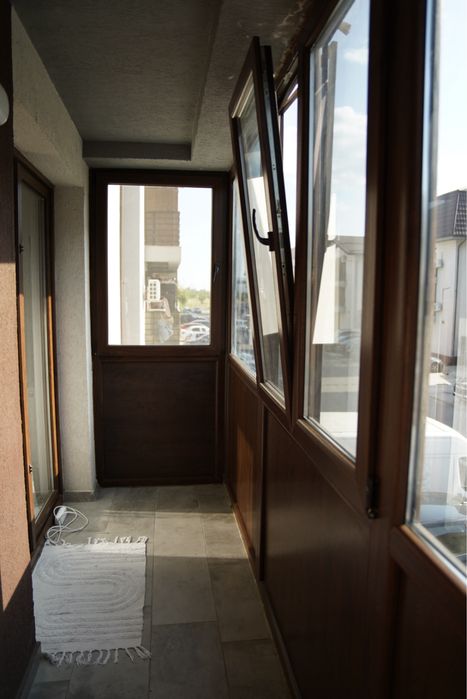 Inchiriez apartament in Popesti Leordeni :2 camere cu terasa si balcon inchis +loc de parcare