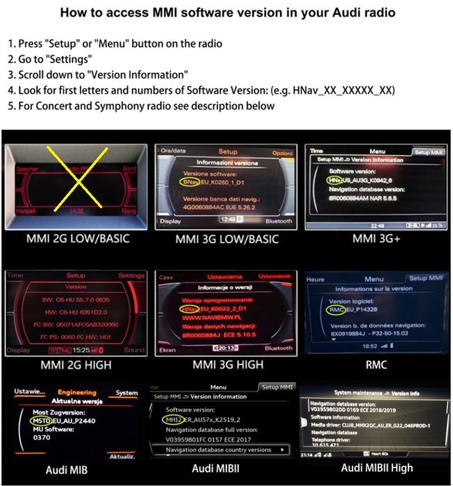 CarPlay si Android Auto Andream pentru Audi A3, A4, A5, A6, A7, A8, Q3