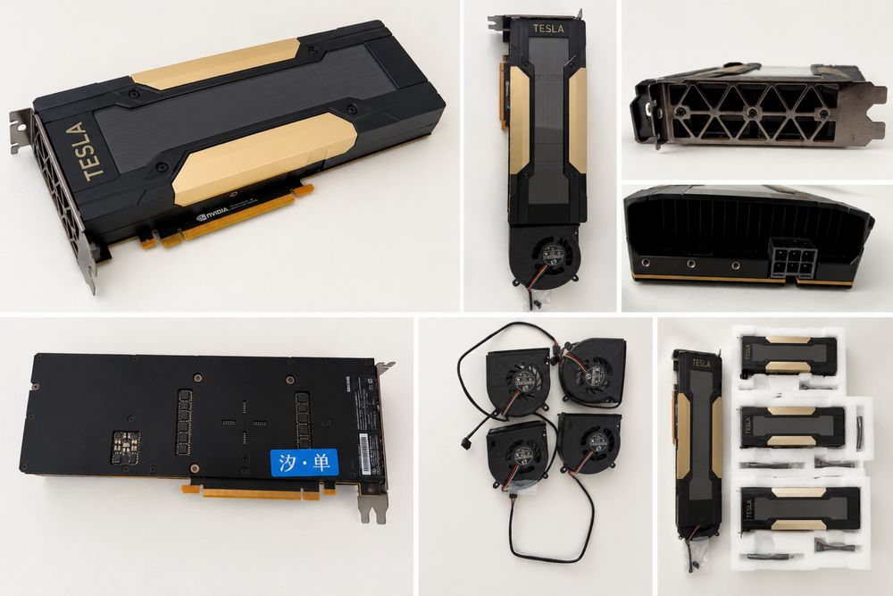 NVIDIA Tesla V100 32GB HBM2 PCIe AI GPU Server Edition CUDA Deep