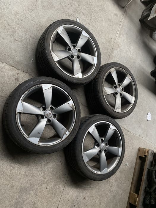 Jante Aliaj Audi Rotor 225/40 R18 anvelope vara profil 5-6mm