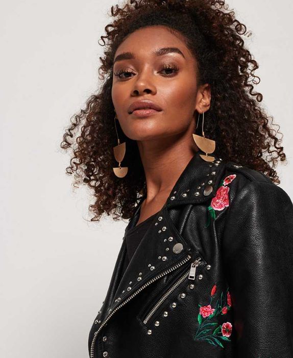 Куртка женская Superdry Georgia Studded Biker Jacket! Новая с бирками!
