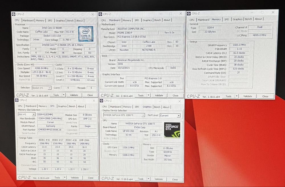Pc gaming i5-9600k | 16 gb Ram | GtX 1080 ti 11gb EVGA