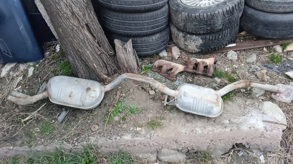 Выхлоп мерседес 124 м102 2.3