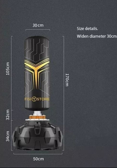 Боксерский напольный мешок Стоячий боксерский мешок axelus 01
