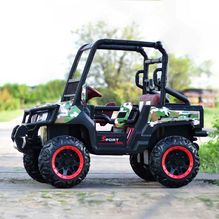 Детско Акумулаторно Бъги Super-Carrier UTV, 4x4, 140W, 12V/7Ah