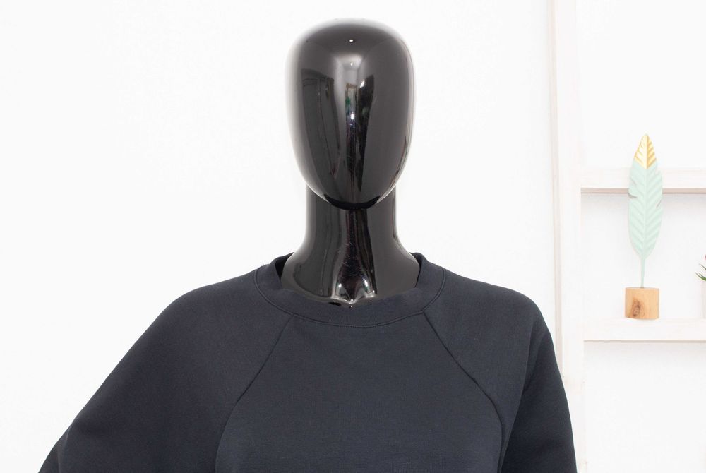 Nike оригинален дамски суичър черен пуловер с релефно лого S