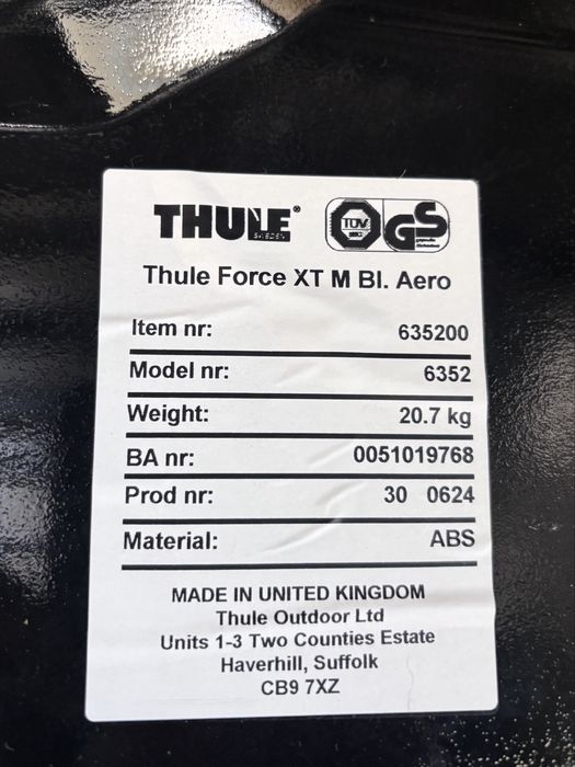 THULE Force XT M + WingBar Evo + EvoClamp – комплект