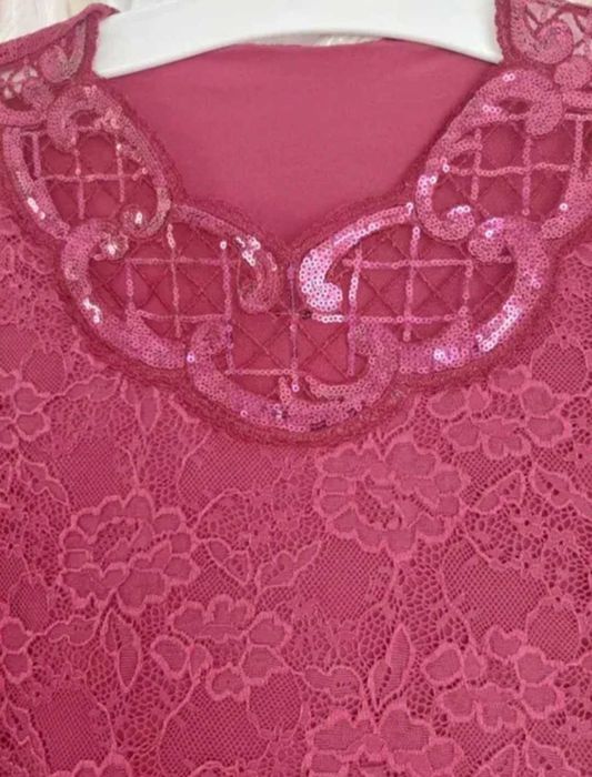 Bluza dantelă cu paiete M