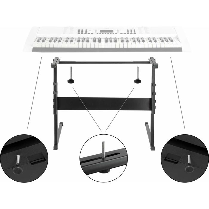 Stativ orga McGrey Z-Keyboardstander negru