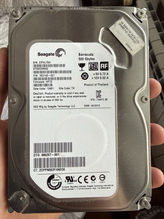 Продавам хард диск HDD 500gb