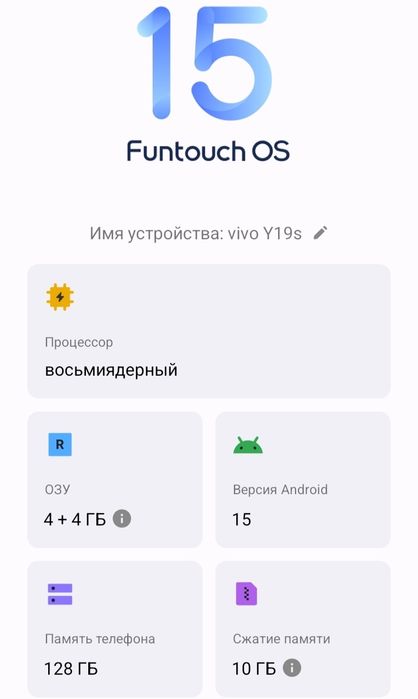 Vivo Y19s 128gb.