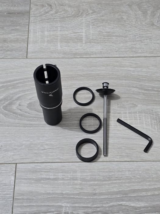 Adaptor aluminiu pentru ghidon bicicletă 115mm – MTB/Road/BMX – 25.4/31.8mm