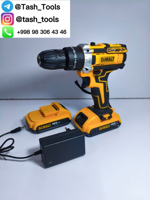 48V Шуруповёрт – 54 талик набор